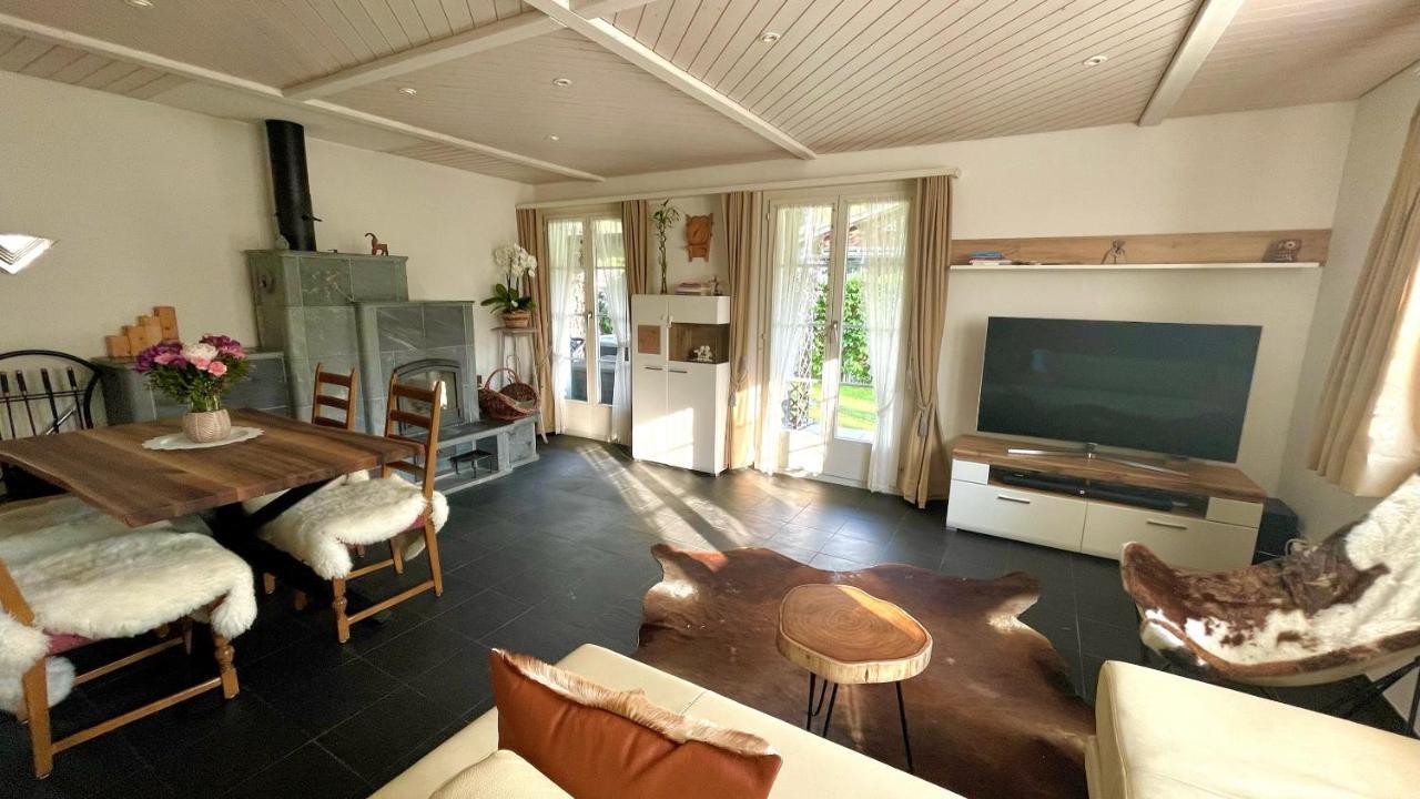 The Swiss Paradise 2 Apartment With Garden, Whirlpool, And Mountain Panorama Wirzweli Екстериор снимка
