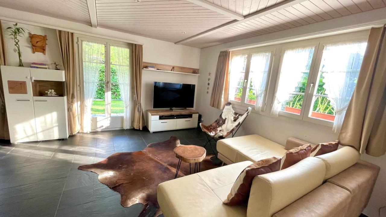 The Swiss Paradise 2 Apartment With Garden, Whirlpool, And Mountain Panorama Wirzweli Екстериор снимка