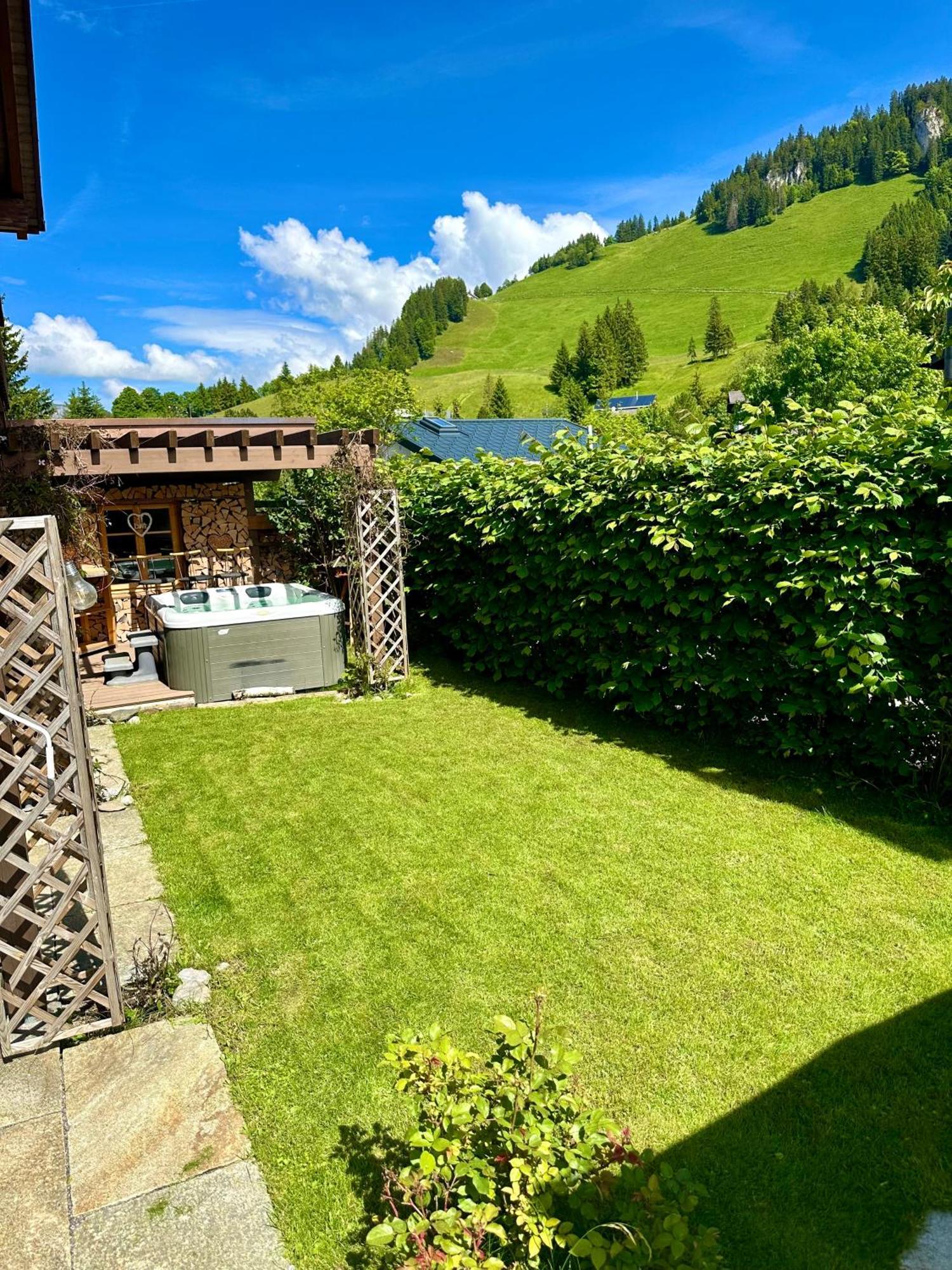 The Swiss Paradise 2 Apartment With Garden, Whirlpool, And Mountain Panorama Wirzweli Екстериор снимка