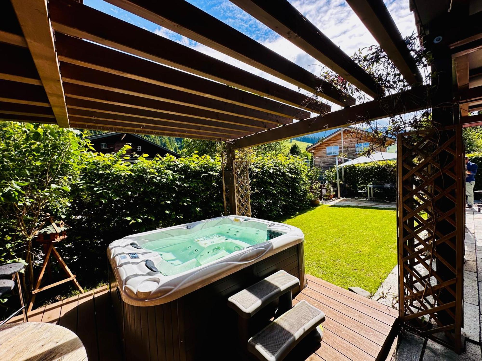 The Swiss Paradise 2 Apartment With Garden, Whirlpool, And Mountain Panorama Wirzweli Екстериор снимка