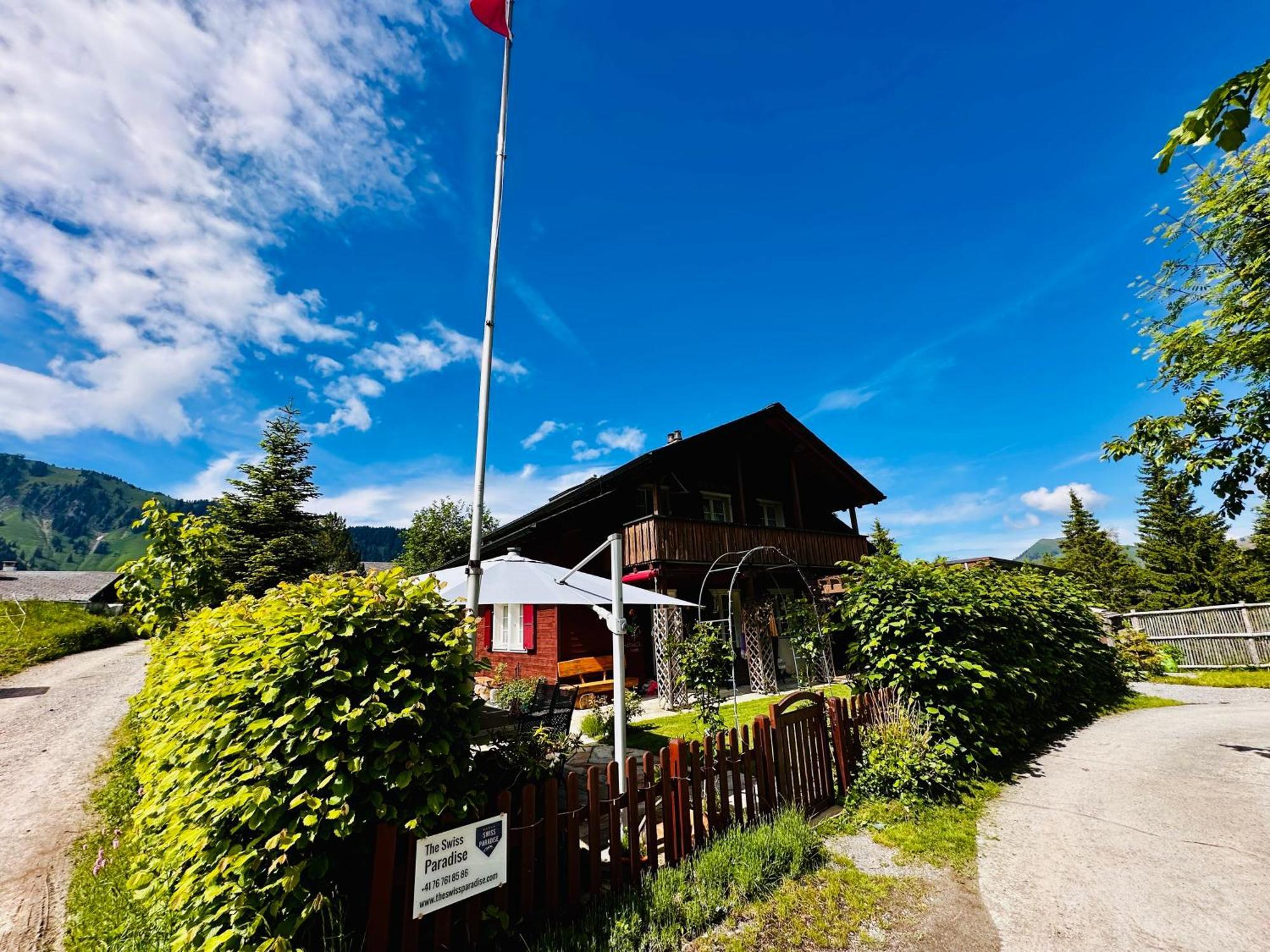 The Swiss Paradise 2 Apartment With Garden, Whirlpool, And Mountain Panorama Wirzweli Екстериор снимка
